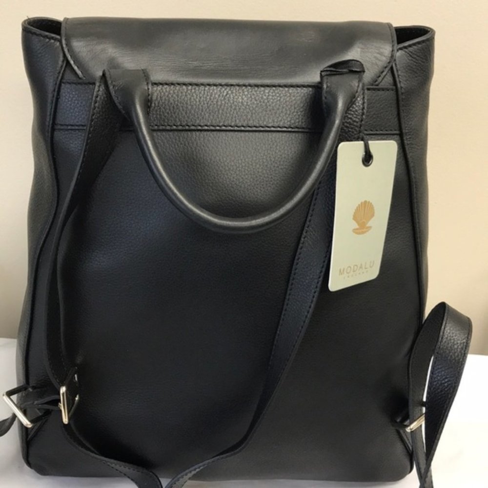 Modalu Agatha Leather Backpack Rucksack - Picture 4 of 8